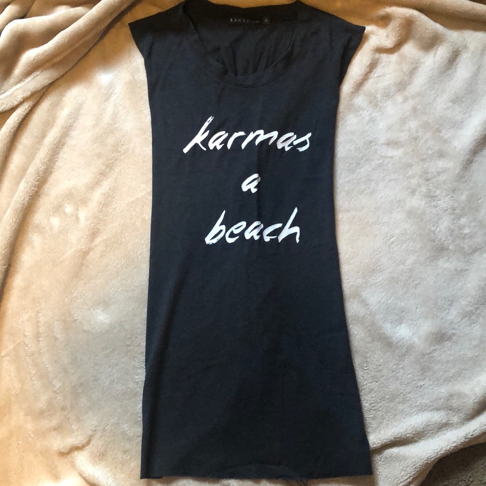 Baked x by SFS twisted back tank top